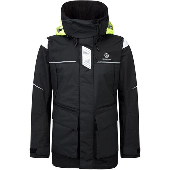 NEW Henri Lloyd $995 Black Transocean Jacket Waterproof Rain Sailing Coat S - Picture 7 of 15